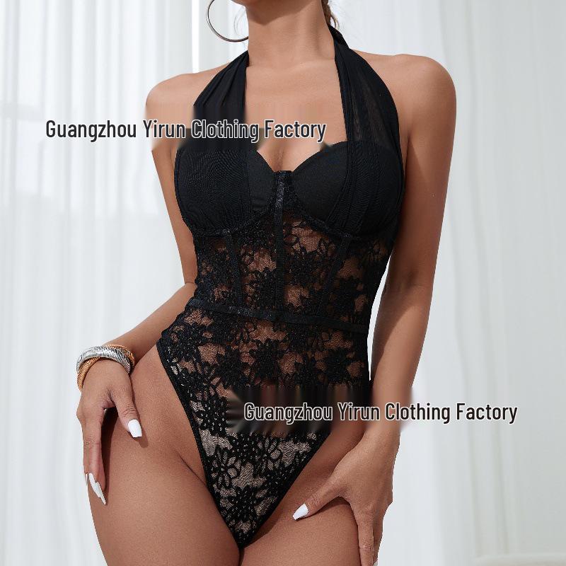 Patchwork Lace Underwire Bodysuit - Slimming & Figure-Flattering with Lace-Up Design Small
Patchwork Lace Underwire Bodysuit - Slimming & Figure-Flattering with Lace-Up Design Small