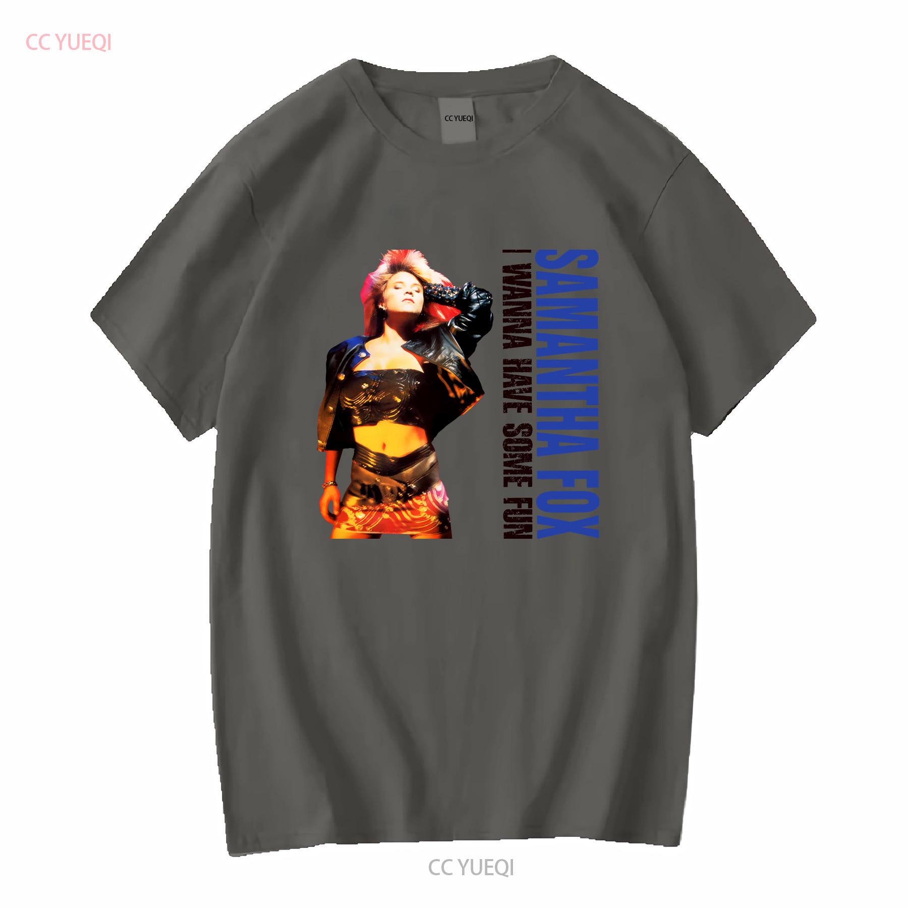 Samantha Fox I Wanna Have Some Fun Album For Fan All Size T shirt BM56 vintage Washed designer clothes Breathable fashion M
Samantha Fox I Wanna Have Some Fun Album For Fan All Size T shirt BM56 vintage Washed designer clothes Breathable fashion M