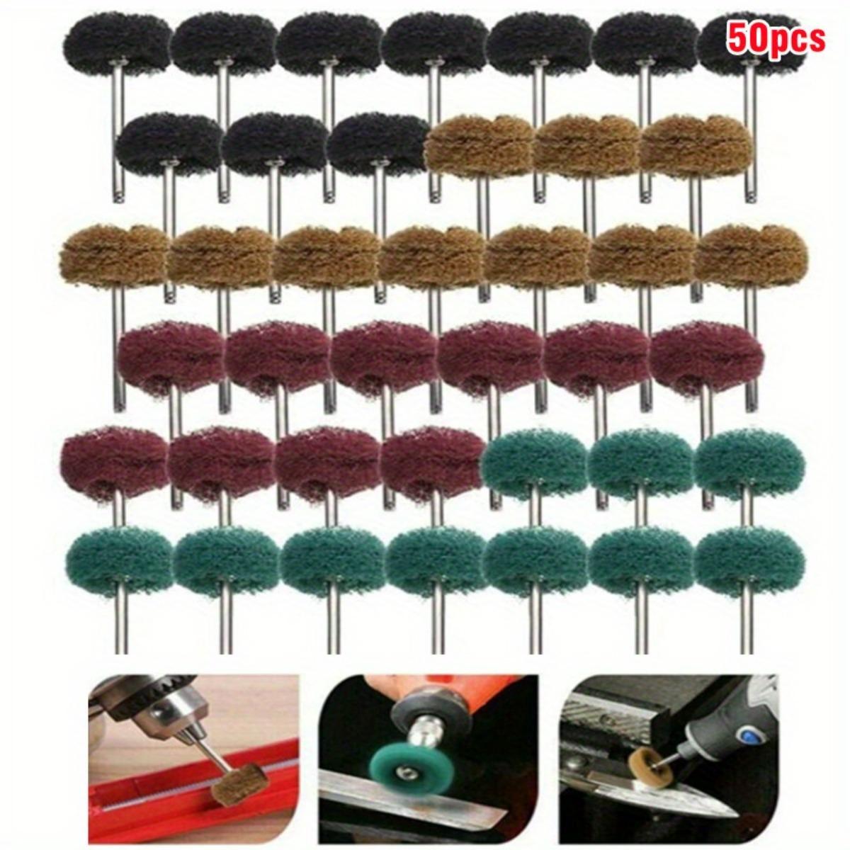 20pcs Mini Drill Abrasive Brush Nylon Buffing Polishing Wheel with 2.35mm Shank Grinding Sanding Head for Dremel Rotary Tool 20pcs
20pcs Mini Drill Abrasive Brush Nylon Buffing Polishing Wheel with 2.35mm Shank Grinding Sanding Head for Dremel Rotary Tool 20pcs