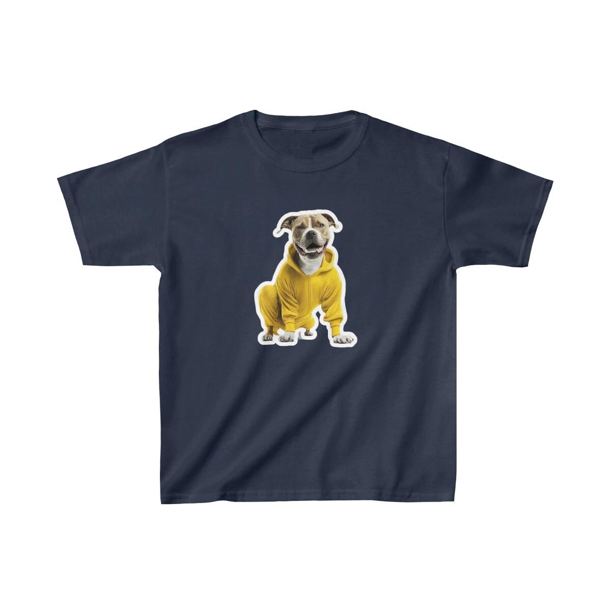 US Kids 7Y 14Y - Cute dog in yellow jumpsuit - Kids Heavy Cotton Tee 3XL
US Kids 7Y 14Y - Cute dog in yellow jumpsuit - Kids Heavy Cotton Tee 3XL