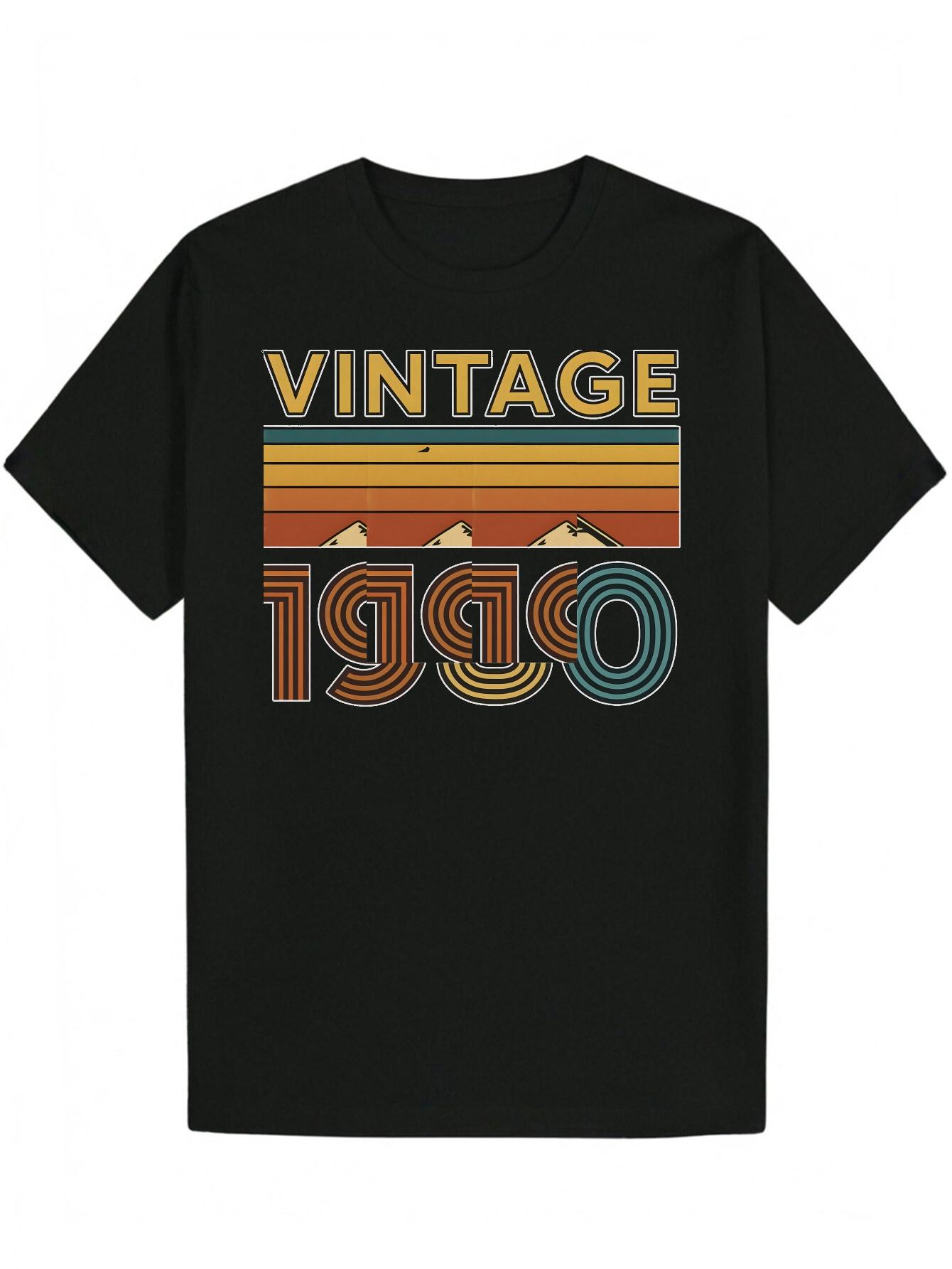 Vintage 1970s Retro Graphic T-shirt - Black Casual Polyester Tee with Colorful Mountain & Sun Design S
Vintage 1970s Retro Graphic T-shirt - Black Casual Polyester Tee with Colorful Mountain & Sun Design S