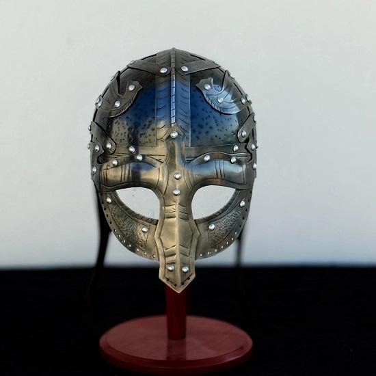 Medieval Black Knight Steel Norse Viking Helmet-Larp, Cosplay Roleplay Halloween Costume
Medieval Black Knight Steel Norse Viking Helmet-Larp, Cosplay Roleplay Halloween Costume