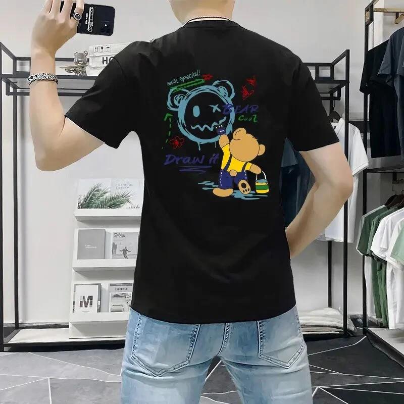 Men s 2026 Summer Short Sleeve Korean Style Cotton Graphic T-shirt M
Men s 2026 Summer Short Sleeve Korean Style Cotton Graphic T-shirt M