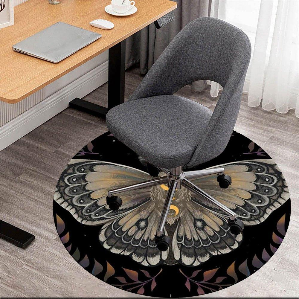 Mystical Moth Art Print: Celestial WingsRound Non-Slip chair mat chair carpet for office Rugs for Office Decor Gift For Valentine s Day Mother s Day H 80cm by 80cm
Mystical Moth Art Print: Celestial WingsRound Non-Slip chair mat chair carpet for office Rugs for Office Decor Gift For Valentine s Day Mother s Day H 80cm by 80cm