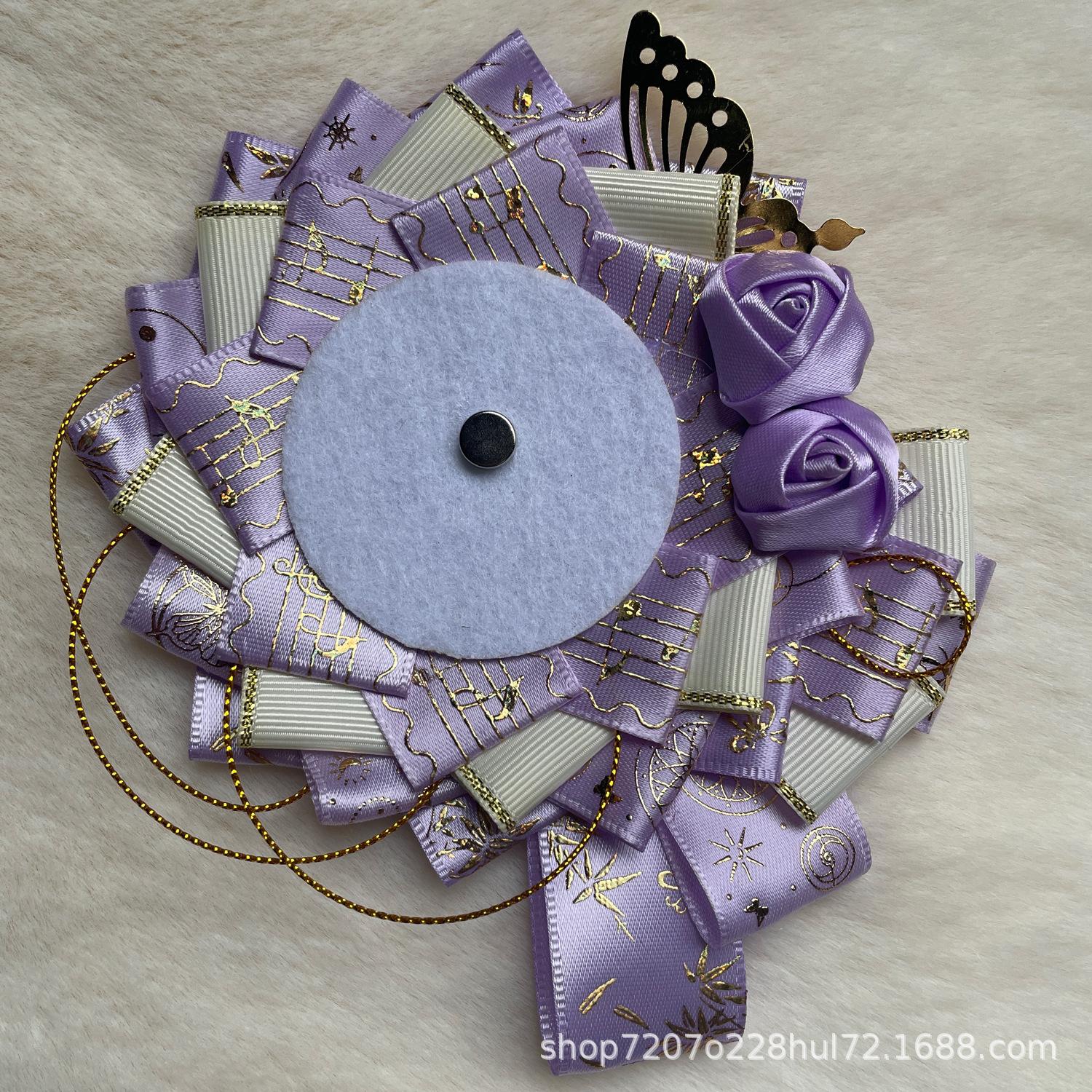 High-end Fabric Bow Brooches for Women Cosplay Anime Role-playing Handmade Corsage Lapel Pins Vintage Jewelry Gifts фіолетовий
High-end Fabric Bow Brooches for Women Cosplay Anime Role-playing Handmade Corsage Lapel Pins Vintage Jewelry Gifts фіолетовий