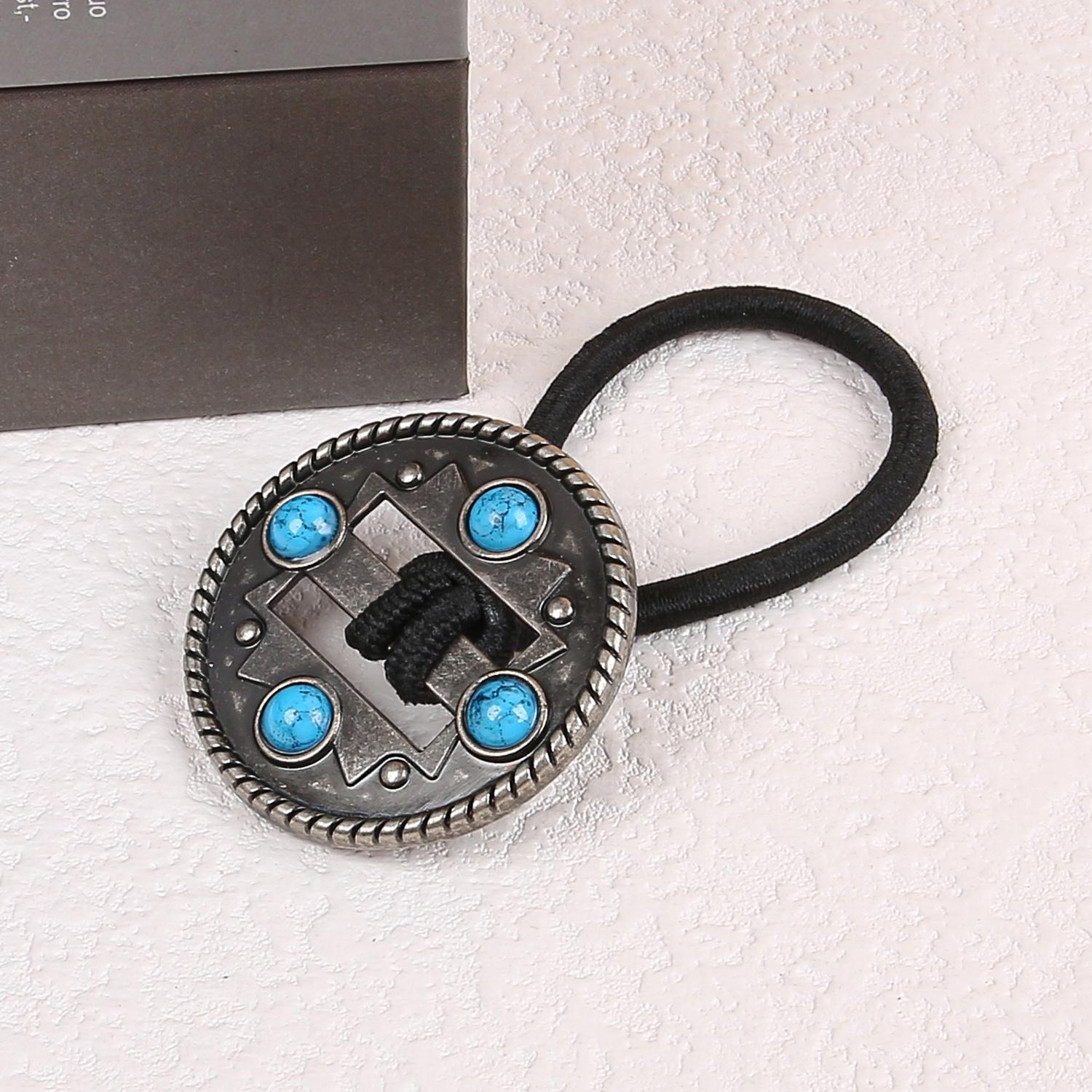 1/4 шт. Американские западные ковбойские резинки для волос Персонализированная ретро бирюзовая повязка на голову Европейский и американский стиль Скранчи Головной убор
1/4 шт. Американские западные ковбойские резинки для волос Персонализированная ретро бирюзовая повязка на голову Европейский и американский стиль Скранчи Головной убор