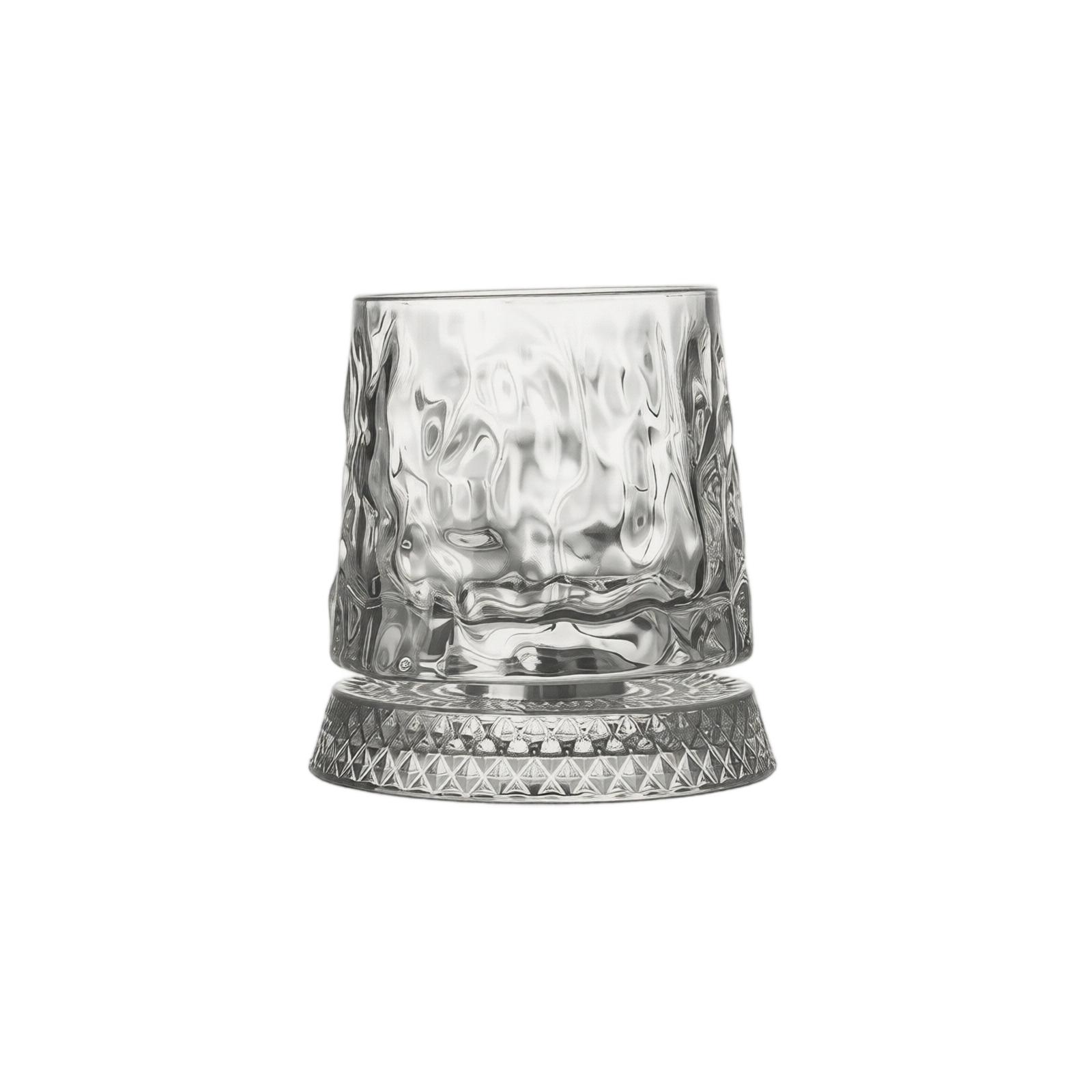 9oz Rotating Whiskey Glass with Base 360 Degree Swivel Crystal Glass Tumbler for Spirits and Cocktails Durable Design One Size
9oz Rotating Whiskey Glass with Base 360 Degree Swivel Crystal Glass Tumbler for Spirits and Cocktails Durable Design One Size
