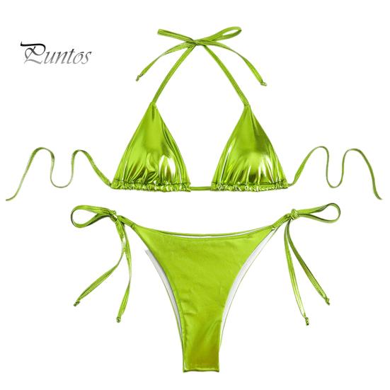 2 шт./компл. женский сексуальный комплект бикини с бронзовой поверхностью, бюстгальтер с лямкой на шее, трусы на шнуровке, быстросохнущий купальник, пляжная одежда M флуоресцентный зеленый
2 шт./компл. женский сексуальный комплект бикини с бронзовой поверхностью, бюстгальтер с лямкой на шее, трусы на шнуровке, быстросохнущий купальник, пляжная одежда M флуоресцентный зеленый