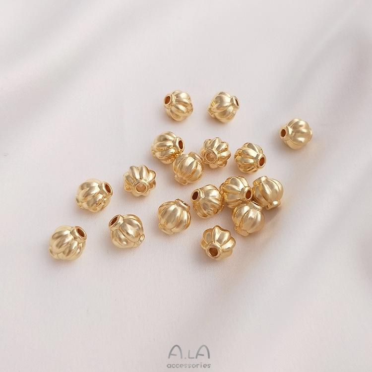 14K Gold Filled Lantern Beads: Color Retention Bracelet Spacer & Handmade Loose Bead Accessories for DIY Jewelry Making.
14K Gold Filled Lantern Beads: Color Retention Bracelet Spacer & Handmade Loose Bead Accessories for DIY Jewelry Making.