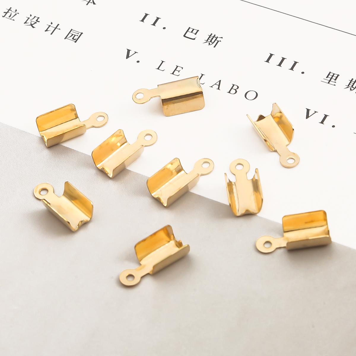 200 шт., зажимы с железным концом, крепежные ленты, обжимная пряжка, ювелирные изделия, аксессуары «сделай сам» 4x9mm золотистый
200 шт., зажимы с железным концом, крепежные ленты, обжимная пряжка, ювелирные изделия, аксессуары «сделай сам» 4x9mm золотистый