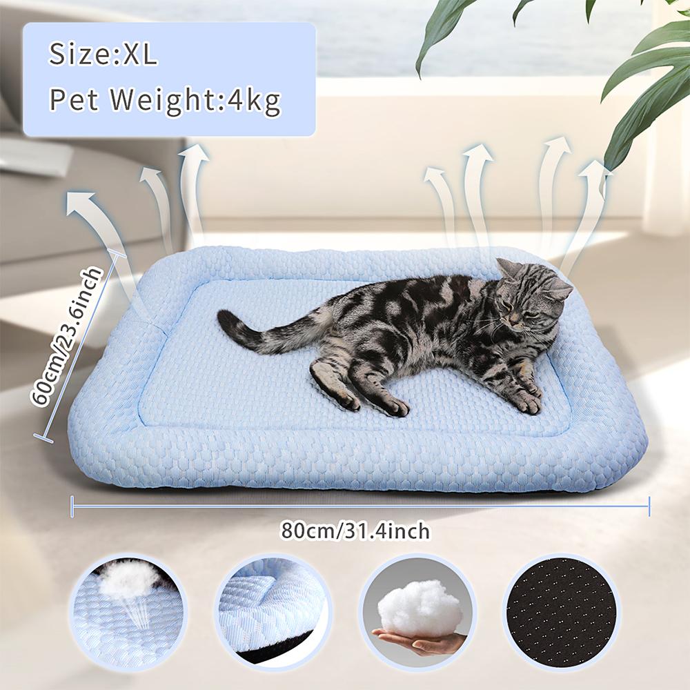 Pet Cooling Bed Pet Cooling Mat Memory Foam Washable Pet Bed All Seasons Pet Mat Bed For Cat Breathable Dog Bed Anti-Slip Mat S розовый
Pet Cooling Bed Pet Cooling Mat Memory Foam Washable Pet Bed All Seasons Pet Mat Bed For Cat Breathable Dog Bed Anti-Slip Mat S розовый