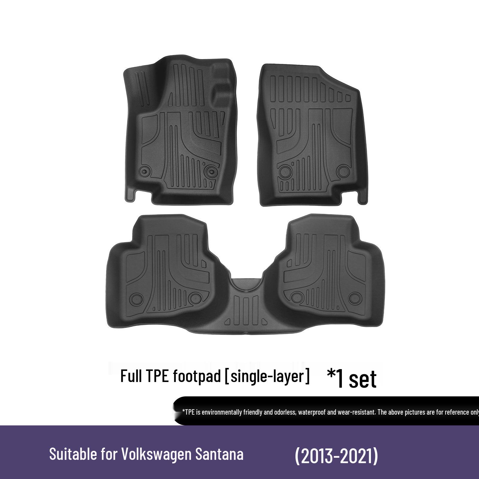 Volkswagen Santana 2013-2021 Коврики для пола - Водонепроницаемый, износостойкий TPE, полная защита
Volkswagen Santana 2013-2021 Коврики для пола - Водонепроницаемый, износостойкий TPE, полная защита