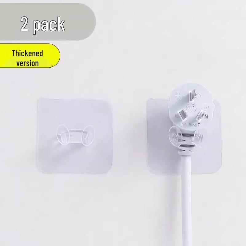 No-Drill Strong Adhesive Plug Hook: Kitchen Wall Cord Holder
No-Drill Strong Adhesive Plug Hook: Kitchen Wall Cord Holder