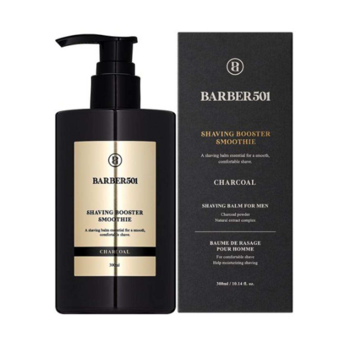 Barber501 Смузи-бустер для бритья с древесным углем — 300 мл
Barber501 Смузи-бустер для бритья с древесным углем — 300 мл