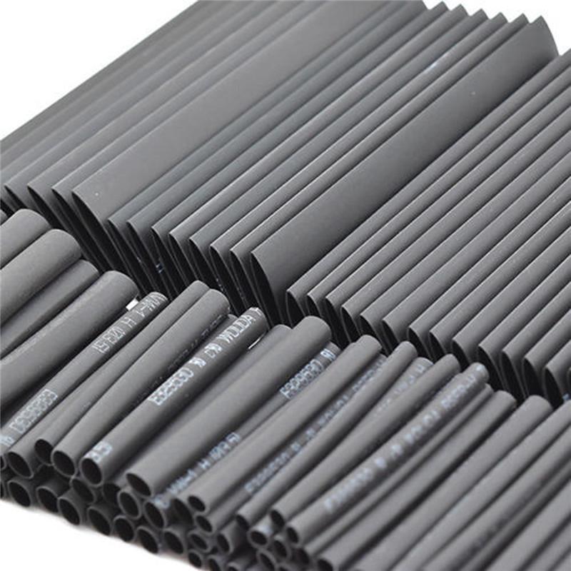 127-Piece Black Flame Retardant Heat Shrink Tubing Set for DIY Electrical and Data Cable Wiring.
127-Piece Black Flame Retardant Heat Shrink Tubing Set for DIY Electrical and Data Cable Wiring.