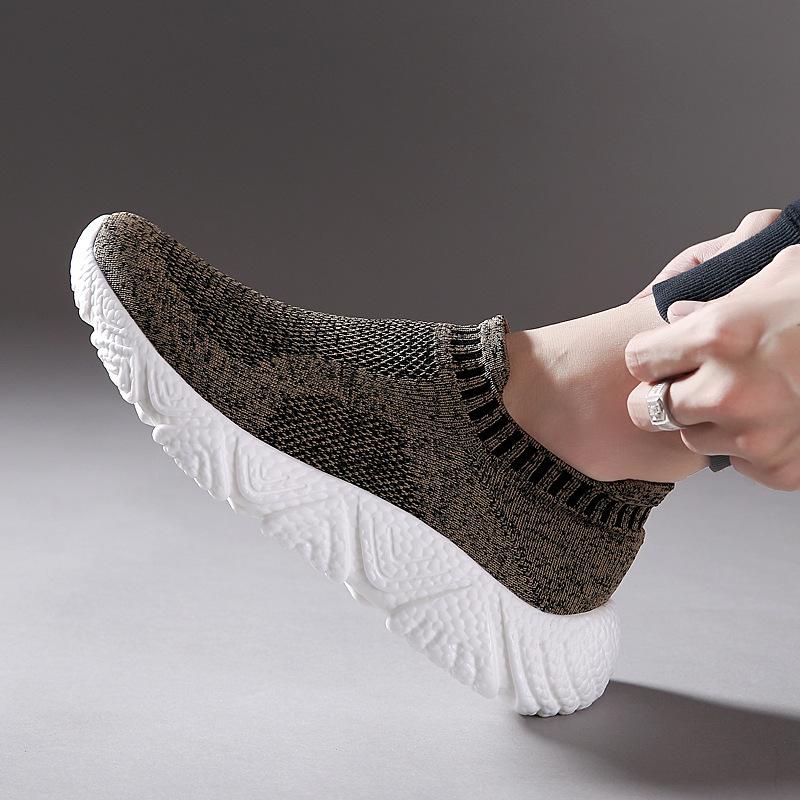 Spring flying woven popcorn sole socks shoes large size casual overshoes breathable 46 хакі
Spring flying woven popcorn sole socks shoes large size casual overshoes breathable 46 хакі
