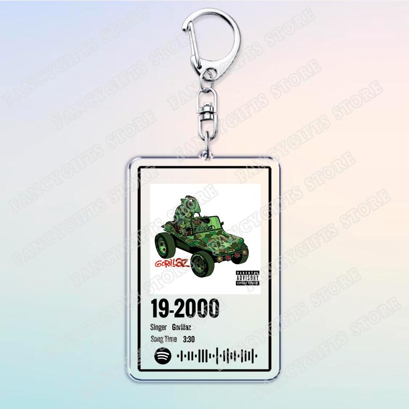 Hot Anime Band Music Keychains for Women Accessories Bag Feel Good Inc Clint Eastwood Song Keying Jewelry Fans Friends Gifts
Hot Anime Band Music Keychains for Women Accessories Bag Feel Good Inc Clint Eastwood Song Keying Jewelry Fans Friends Gifts