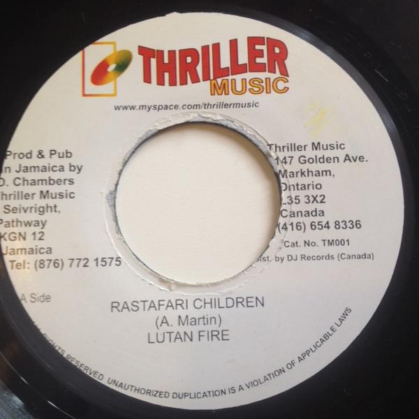 7inch Record LUTAN FYAH - Rastafari Children TM001 Thriller Music 2007 Jamaica Reggae, Ska & Dub Used
7inch Record LUTAN FYAH - Rastafari Children TM001 Thriller Music 2007 Jamaica Reggae, Ska & Dub Used