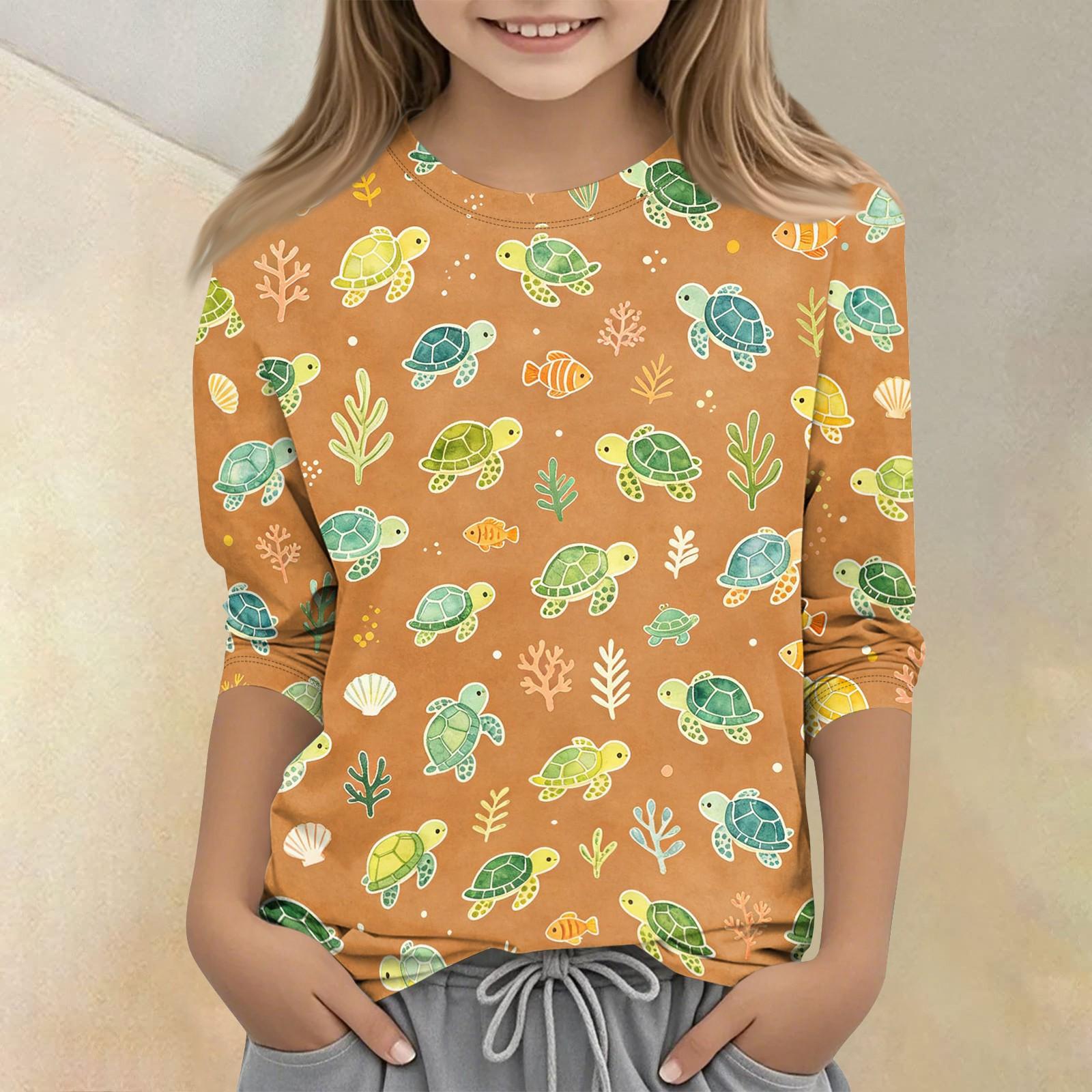 Kids Animal Print Crew Neck Three Quarter Sleeve Casual T Shirt Soft Comfortable Fabric Lightweight Design Suitable for Everyday Wear 160 шафрановий
Kids Animal Print Crew Neck Three Quarter Sleeve Casual T Shirt Soft Comfortable Fabric Lightweight Design Suitable for Everyday Wear 160 шафрановий