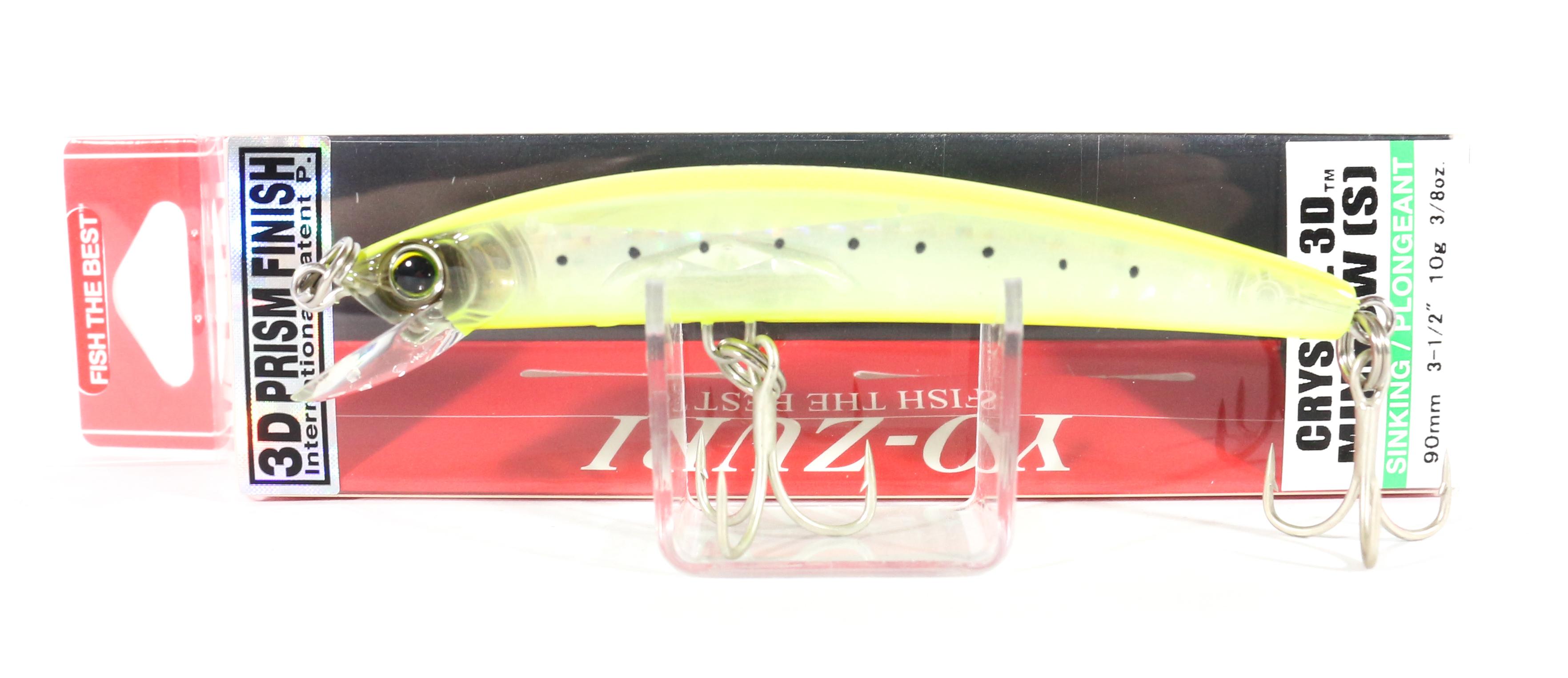 Yo Zuri 3D Crystal Minnow Тонущая приманка 90 мм F1148-GHCS (6027) 
Yo Zuri 3D Crystal Minnow Тонущая приманка 90 мм F1148-GHCS (6027)