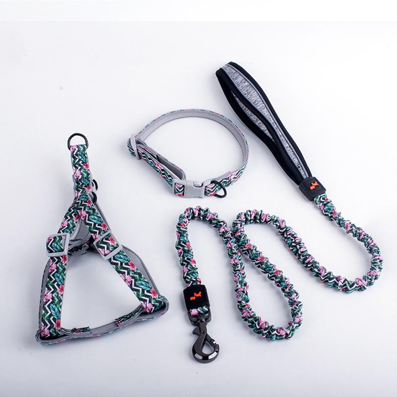 Explosion-proof pet traction rope, chest strap, elastic buffer three-piece set, telescopic traction rope S
Explosion-proof pet traction rope, chest strap, elastic buffer three-piece set, telescopic traction rope S