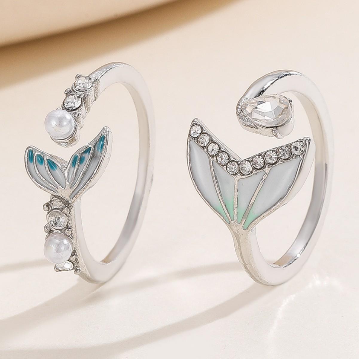 High-End Adjustable Starfish & Mermaid Tail Index Ring for Women
High-End Adjustable Starfish & Mermaid Tail Index Ring for Women