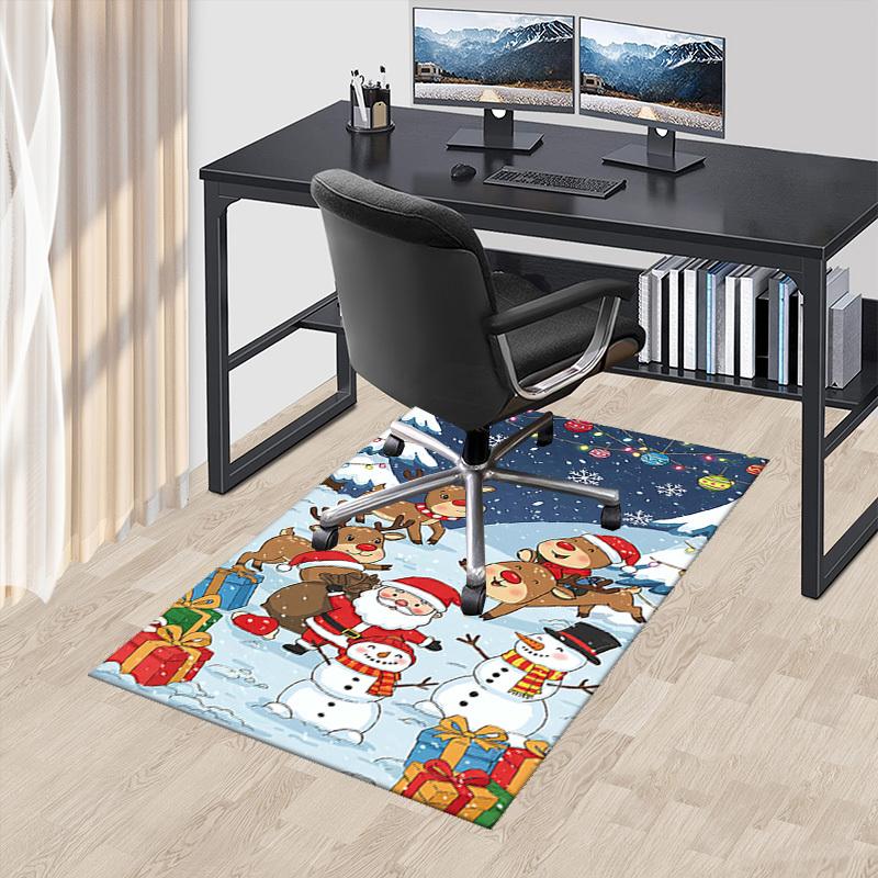 Christmas Santa Claus Reindeer Snowman Chair Mat - Anime Cartoon Design, Non-Slip Rug for Office, Home Decor, Living Room, Bedroom, Game Room & Dormit 60cm by 90cm
Christmas Santa Claus Reindeer Snowman Chair Mat - Anime Cartoon Design, Non-Slip Rug for Office, Home Decor, Living Room, Bedroom, Game Room & Dormit 60cm by 90cm