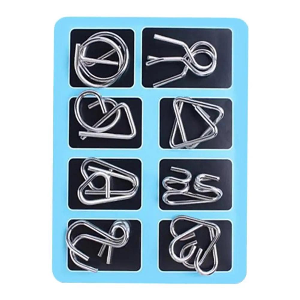 Funny Metal Chinese Puzzle Intelligent Brain Teaser Logic Puzzle Wire Educational Game Toys IQ Interactive A9P6
Funny Metal Chinese Puzzle Intelligent Brain Teaser Logic Puzzle Wire Educational Game Toys IQ Interactive A9P6