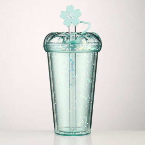 FLYILIA Tumbler with Straw, Plastic Straw Cup, Cherry Blossom Design, Double-Walled Water Bottle with Lid, Stylish Heat and Cold Resistant, Vacuum Ins
FLYILIA Tumbler with Straw, Plastic Straw Cup, Cherry Blossom Design, Double-Walled Water Bottle with Lid, Stylish Heat and Cold Resistant, Vacuum Ins