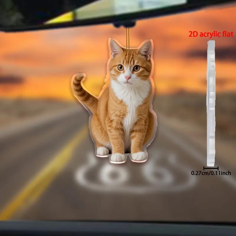 Акриловая подвеска-кошка со шнурком Легко повесить Легкий дизайн Очаровательный котенок Рождественское украшение на елку
Акриловая подвеска-кошка со шнурком Легко повесить Легкий дизайн Очаровательный котенок Рождественское украшение на елку