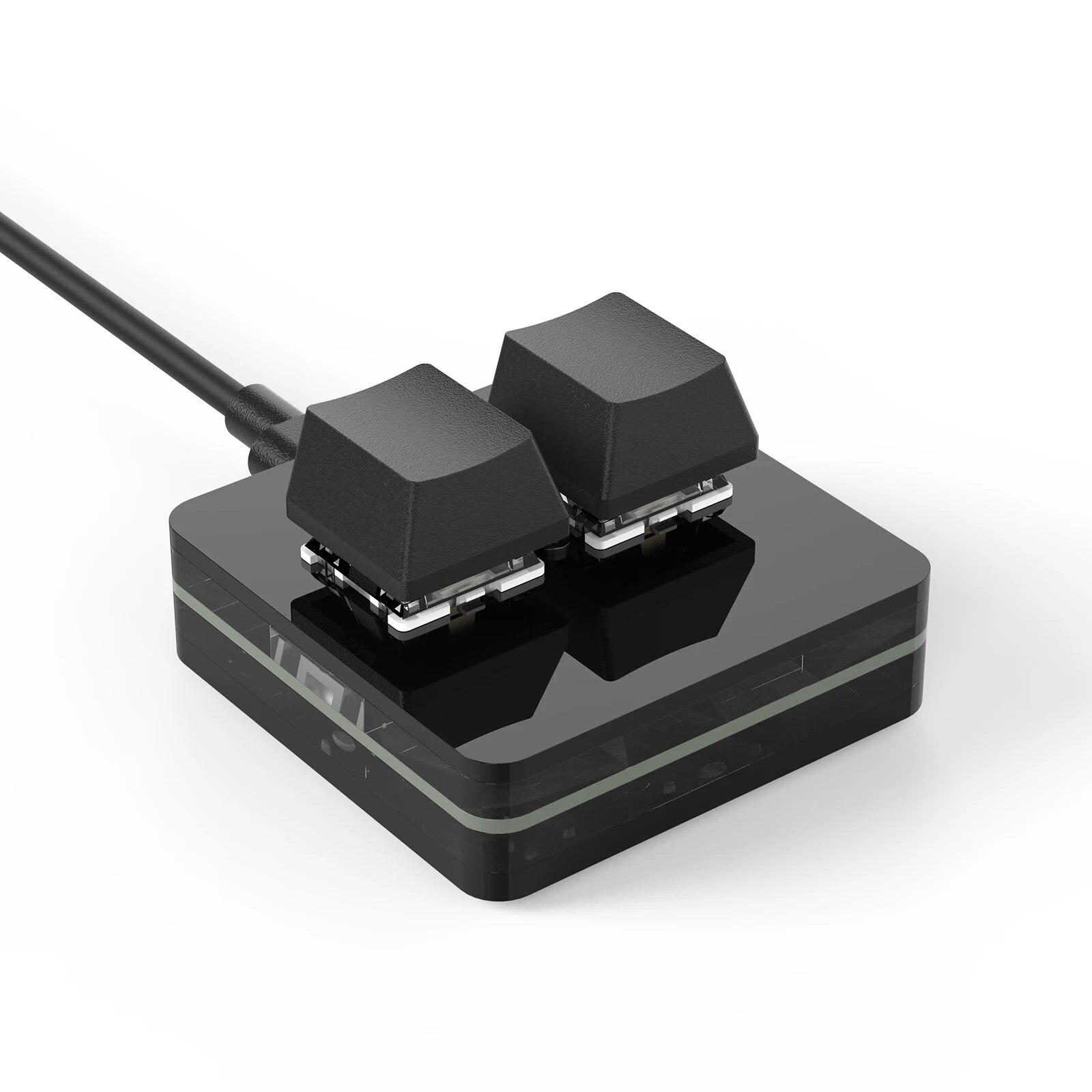 USB-C Customized Keyboard Mini Copy Paste 2 3 6 Keys Knob with LED RGB Light Mechanical Hot Swap Programmable Macro Keypads Red Switch
USB-C Customized Keyboard Mini Copy Paste 2 3 6 Keys Knob with LED RGB Light Mechanical Hot Swap Programmable Macro Keypads Red Switch