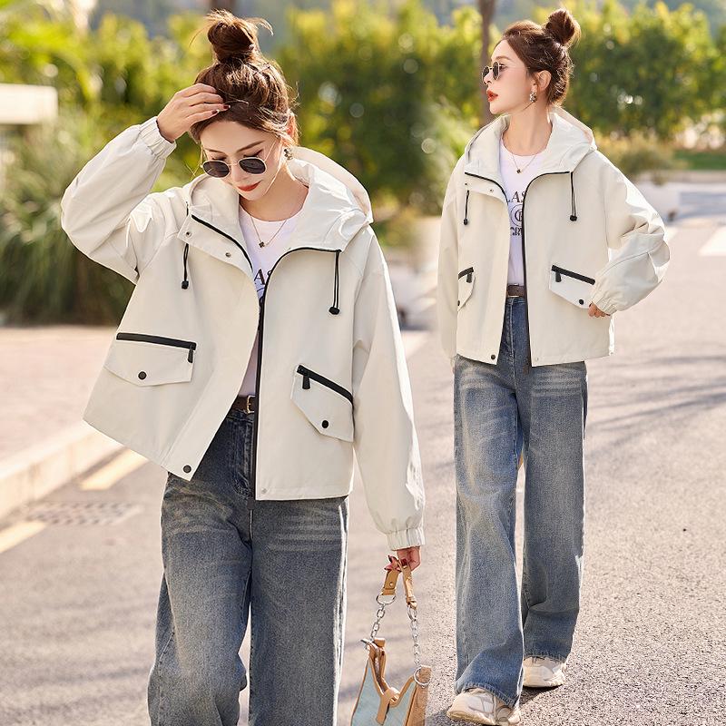 Маленькая женская повседневная куртка оверсайз с капюшоном - Ранняя весна, корейский стиль 2025 L (60-65kg) грязно-белый
Маленькая женская повседневная куртка оверсайз с капюшоном - Ранняя весна, корейский стиль 2025 L (60-65kg) грязно-белый