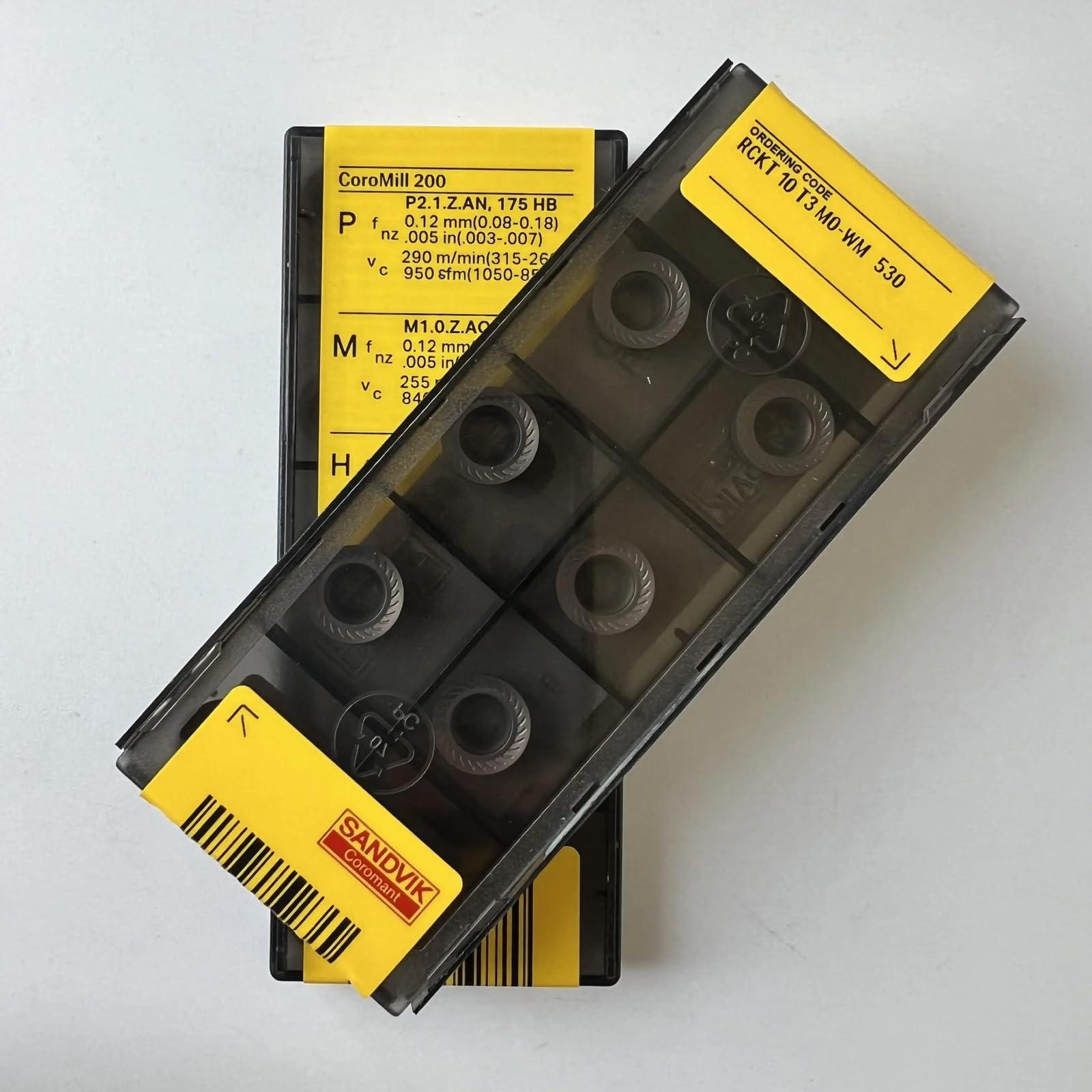 Original Sandvik / RCKT10T3M0-WM 530 /CNC lathe carbide blade tool 10 Pcs
Original Sandvik / RCKT10T3M0-WM 530 /CNC lathe carbide blade tool 10 Pcs