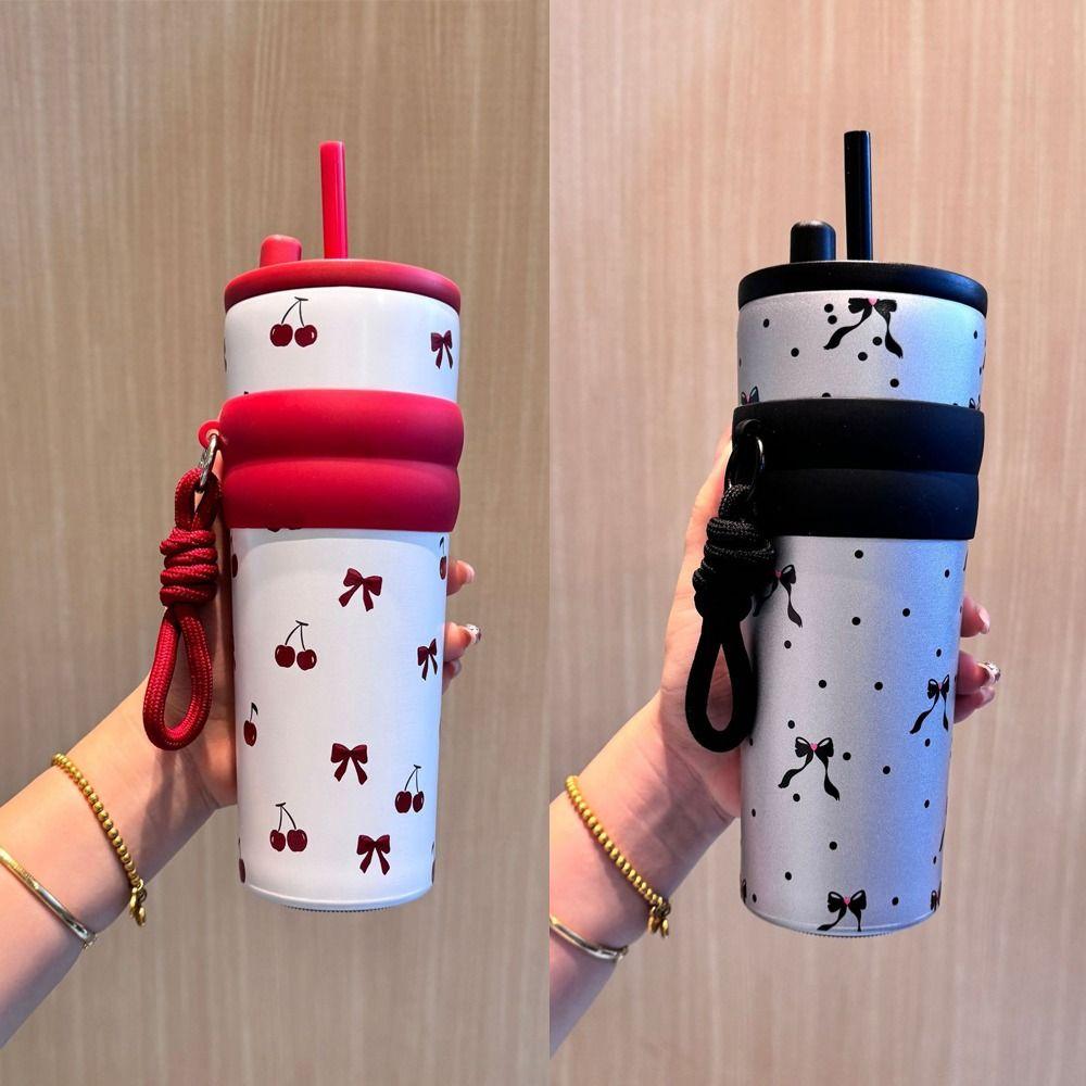 Pink Flower Red Cherry Vacuum Cup Bow Direct Drinking Cup Portable Vacuum Cup Boys and Girls Silver
Pink Flower Red Cherry Vacuum Cup Bow Direct Drinking Cup Portable Vacuum Cup Boys and Girls Silver