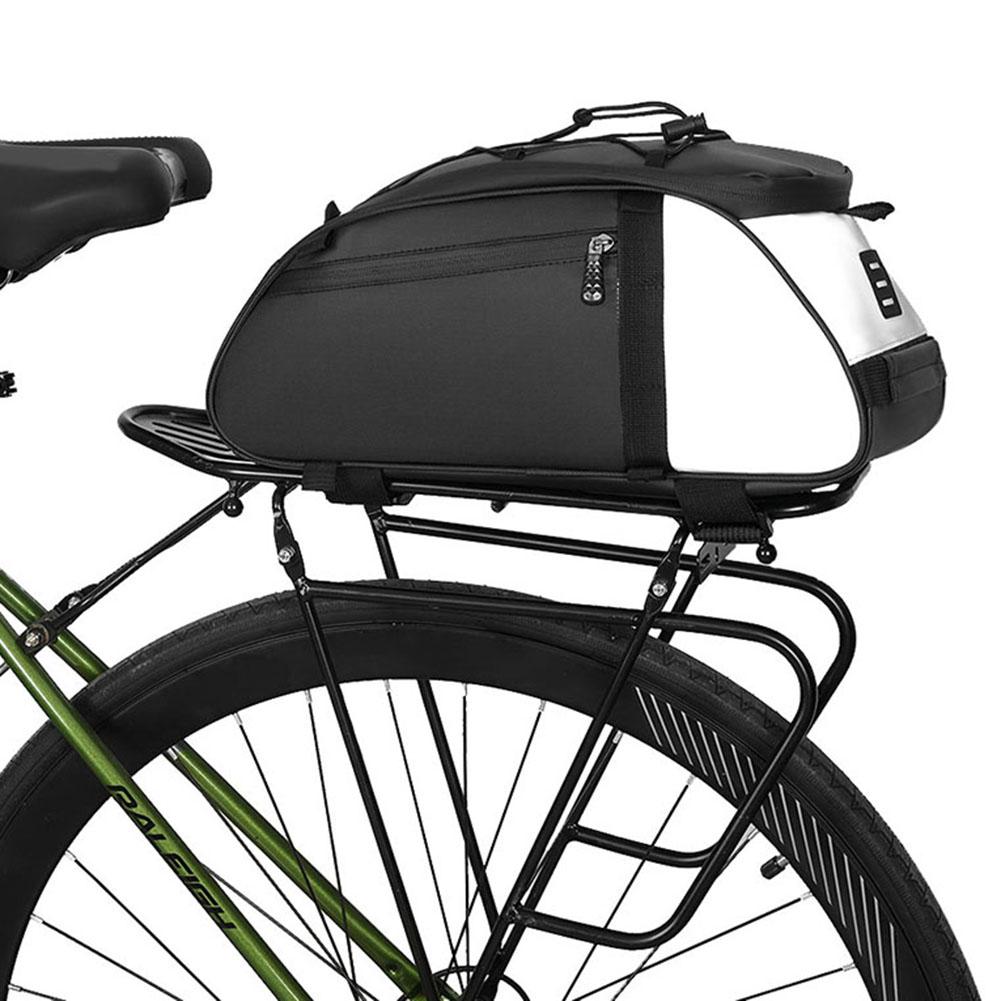 Bike Rear Rack Bag Bicycle Panniers Reflective PU Bike Carrier Trunk Bag Waterproof Multifunction Bicycle Accessories
Bike Rear Rack Bag Bicycle Panniers Reflective PU Bike Carrier Trunk Bag Waterproof Multifunction Bicycle Accessories
