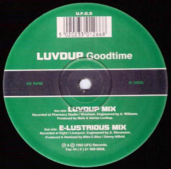 12inch Record LUVDUP Goodtime UFG05 U.F.G 1993 UK Dance Electronica Used
12inch Record LUVDUP Goodtime UFG05 U.F.G 1993 UK Dance Electronica Used