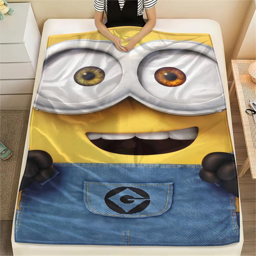 Minions Blanket, Cozy Soft Warm, All Season Home Decor, Cute Fan Collectible Gift.chl 75x90cm
Minions Blanket, Cozy Soft Warm, All Season Home Decor, Cute Fan Collectible Gift.chl 75x90cm