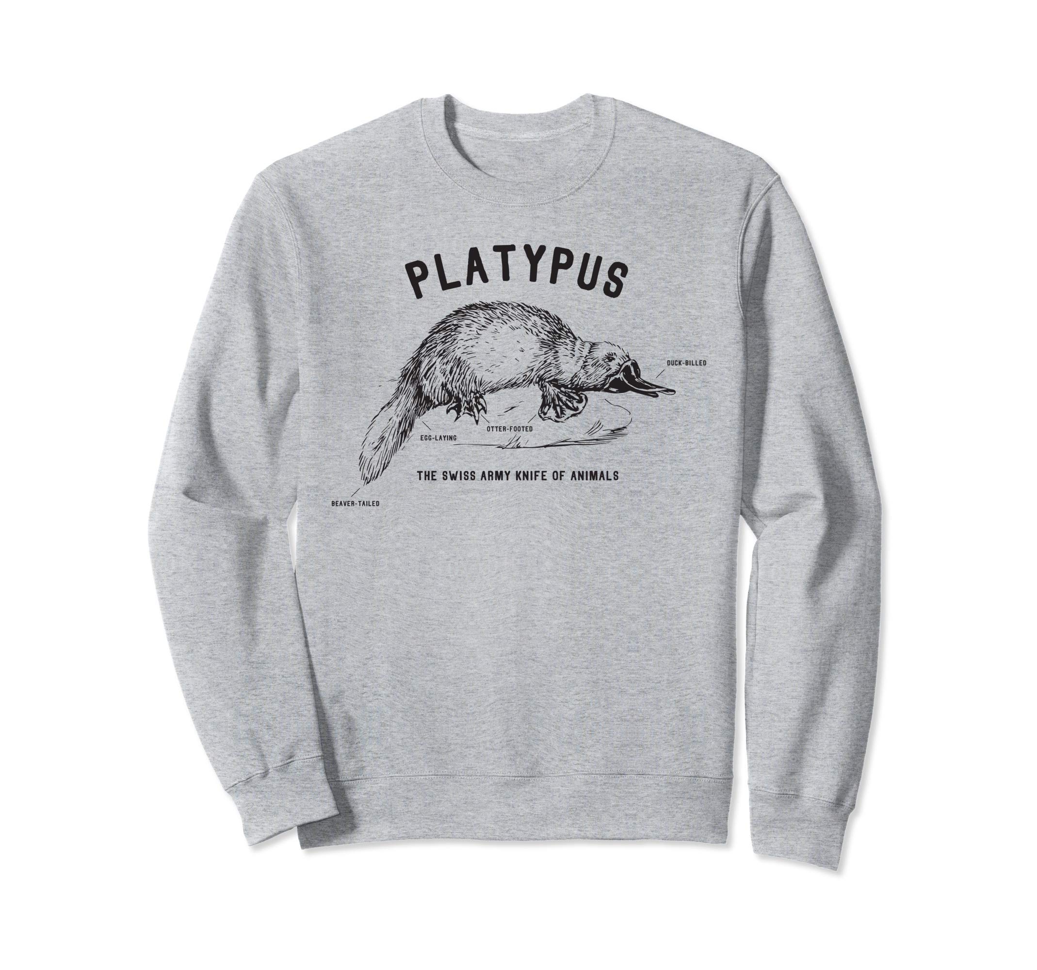 Швейцарский армейский нож Platypus с изображением животных, забавная подарочная толстовка - серый
Швейцарский армейский нож Platypus с изображением животных, забавная подарочная толстовка - серый