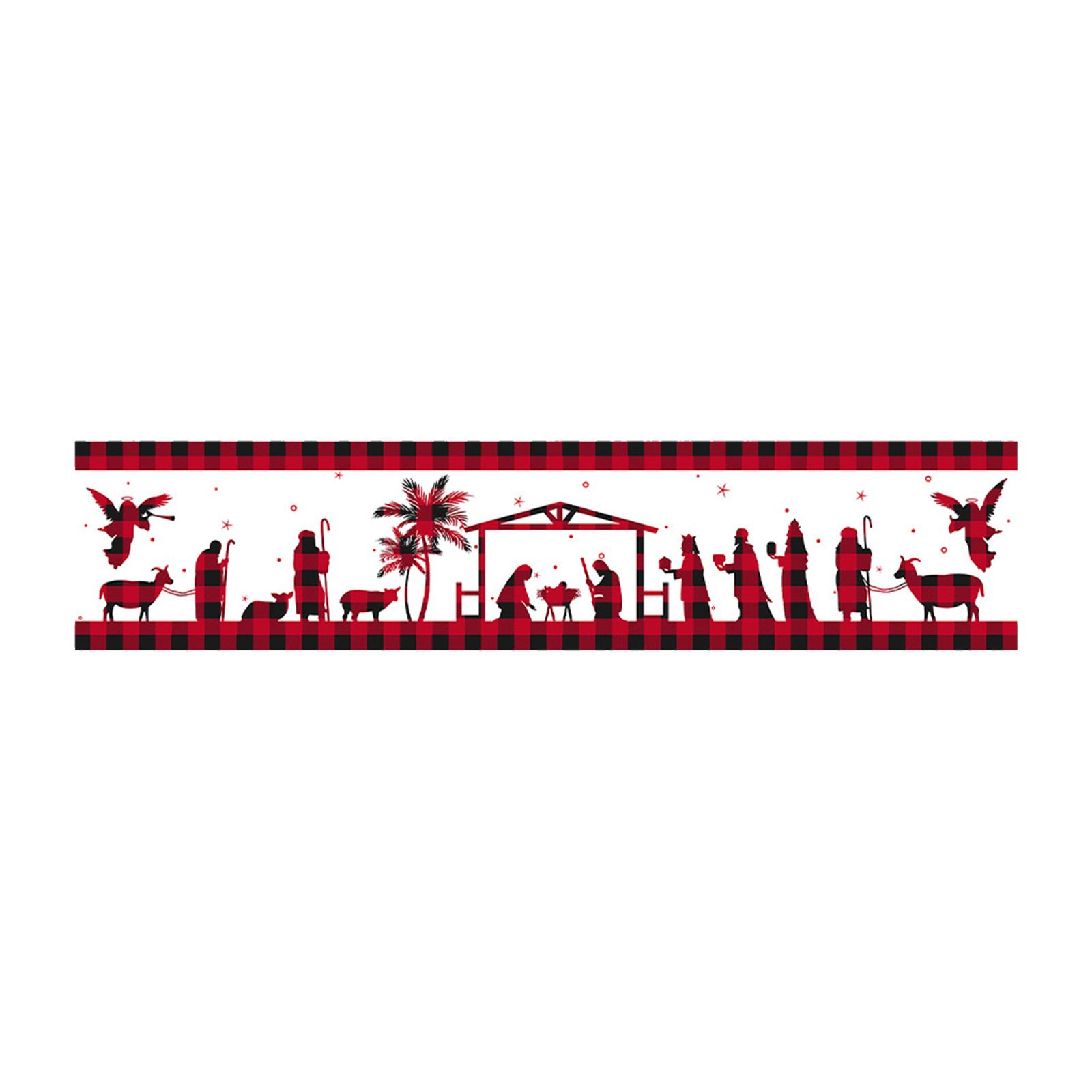 1 Pc Christmas Table Runner Reusable Table Cloth Creative Christmas Table Flags Printed Flags for Anniversary Banquet Festival
1 Pc Christmas Table Runner Reusable Table Cloth Creative Christmas Table Flags Printed Flags for Anniversary Banquet Festival
