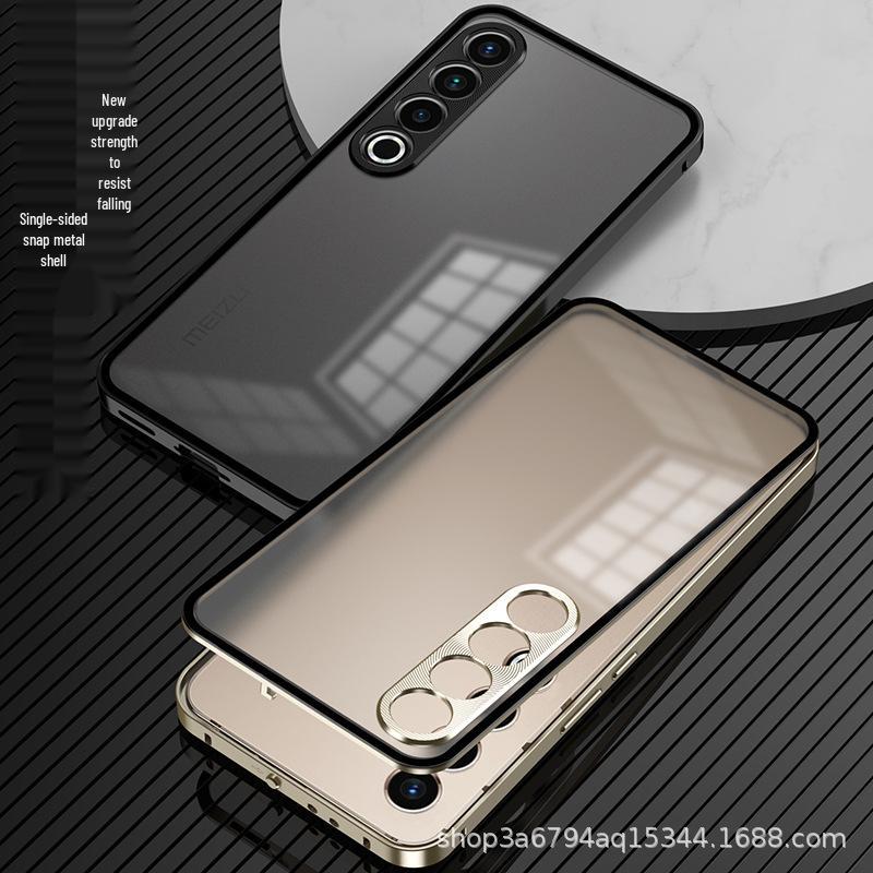 Meizu 21 Full Coverage Case: Single-Sided Snap Button, Metal Magnetic, Drop-Proof, Anti-Fingerprint Protection. Deep Space Black
Meizu 21 Full Coverage Case: Single-Sided Snap Button, Metal Magnetic, Drop-Proof, Anti-Fingerprint Protection. Deep Space Black