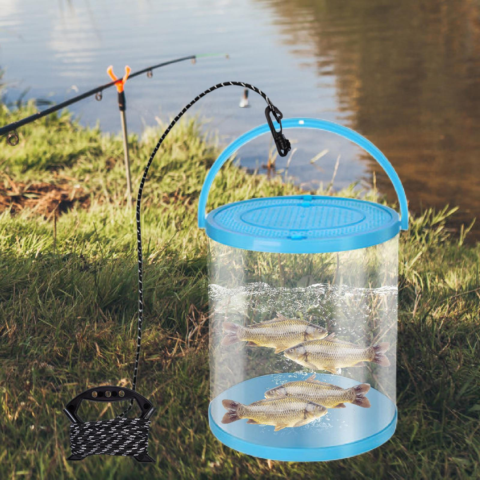 Ведро для приманок Контейнер для воды Складной с веревкой для кемпинга, дома, пеших прогулок Blue 7L 21x22cm
Ведро для приманок Контейнер для воды Складной с веревкой для кемпинга, дома, пеших прогулок Blue 7L 21x22cm