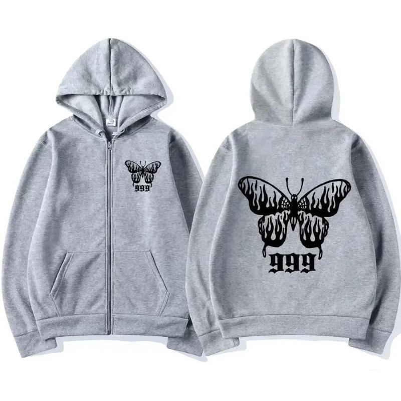 American retro butterfly hooded zipper sweatshirt, unisex trend, flowing with plush, thick and loose oversized winter cardigan 3XL сірий
American retro butterfly hooded zipper sweatshirt, unisex trend, flowing with plush, thick and loose oversized winter cardigan 3XL сірий