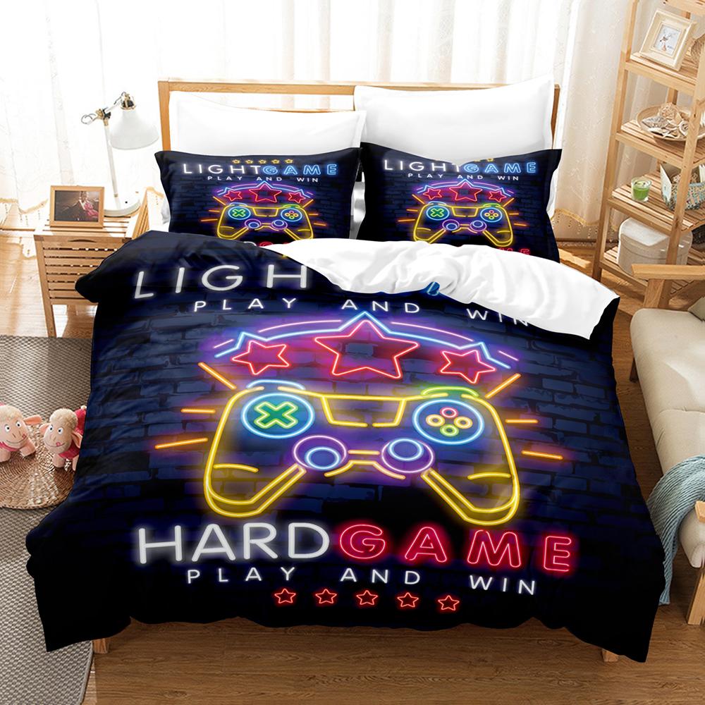 Gamepad Beding Set Single Twin Ful Quen King-Sized Dimensionsd Dimensions Game Personality Bed Linen Set Aldult Kid Bedrom thre-piece suits 3D 135*200cm Eu-Single
Gamepad Beding Set Single Twin Ful Quen King-Sized Dimensionsd Dimensions Game Personality Bed Linen Set Aldult Kid Bedrom thre-piece suits 3D 135*200cm Eu-Single