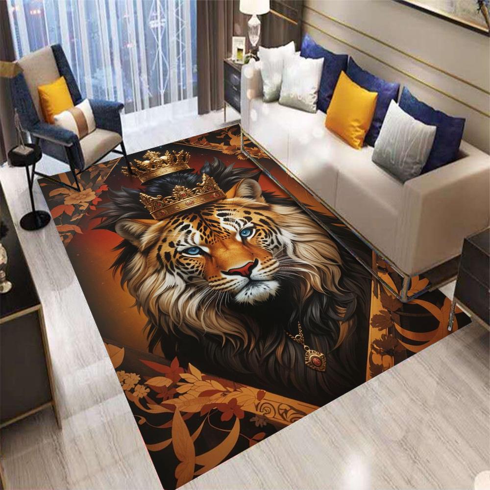 Ковер с ретро-принтом тигра для гостиной, дивана, спальни, прикроватный, для кабинета, кухни, придверный коврик, нескользящий, мультяшный, для домашнего декора 120*160cm
Ковер с ретро-принтом тигра для гостиной, дивана, спальни, прикроватный, для кабинета, кухни, придверный коврик, нескользящий, мультяшный, для домашнего декора 120*160cm
