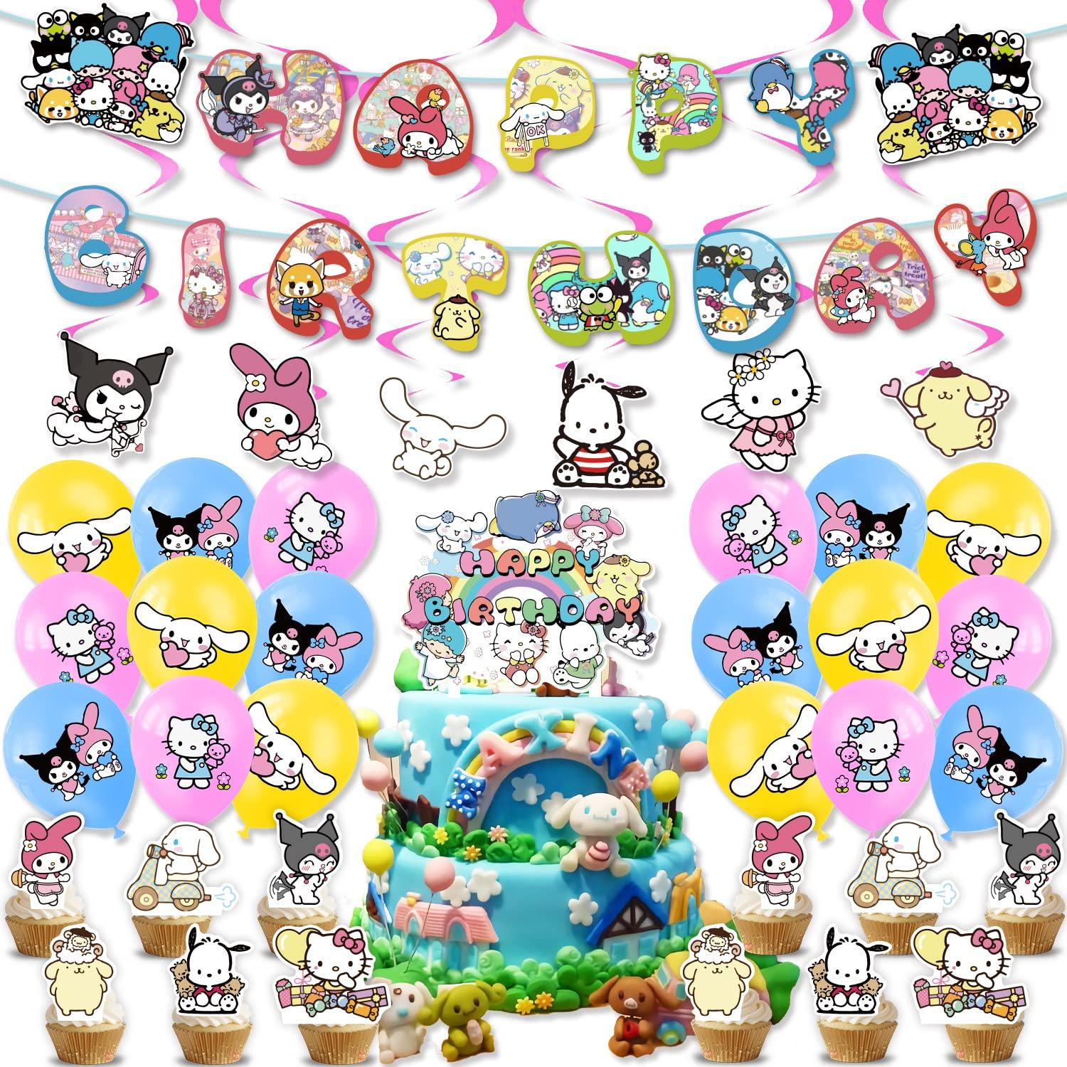 Это Sanrio Украшения на день рождения Воздушные шары Украшение для вечеринки с воздушными шарами Торт-топпер Украшение на день рождения для девочек Праздник (2)
Это Sanrio Украшения на день рождения Воздушные шары Украшение для вечеринки с воздушными шарами Торт-топпер Украшение на день рождения для девочек Праздник (2)