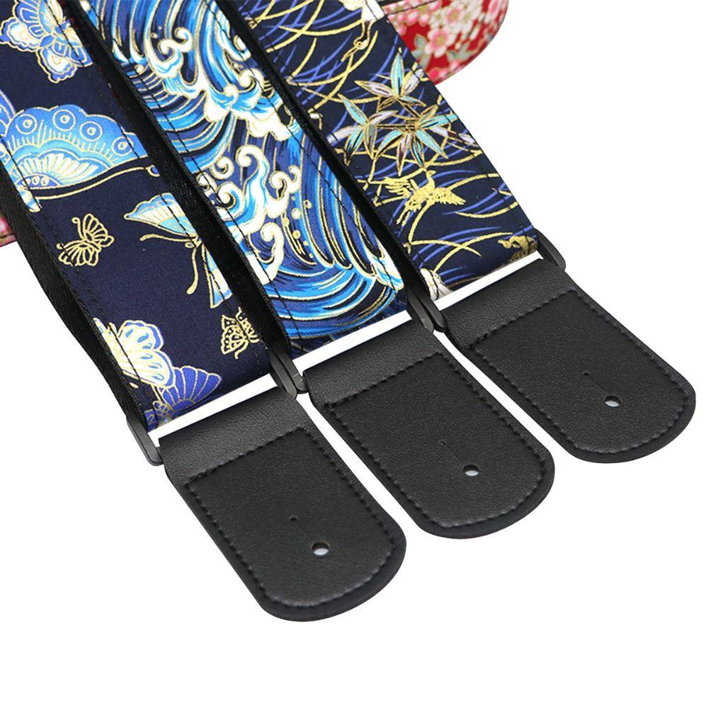 Embroidered Print Guitar Strap Cherry Blossom Guitar Shoulder Belt Folk Electric Guitar style 2
Embroidered Print Guitar Strap Cherry Blossom Guitar Shoulder Belt Folk Electric Guitar style 2