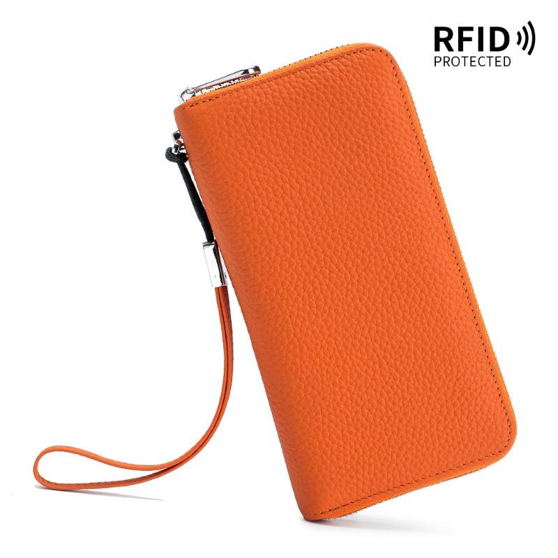 Women s wallet long leather RFID first layer cowhide clutch bag soft leather simple wallet mobile phone bag men
Women s wallet long leather RFID first layer cowhide clutch bag soft leather simple wallet mobile phone bag men