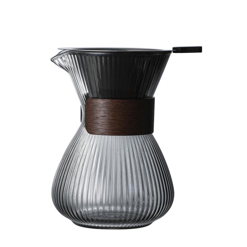 Shangqi Striped Glass Pour-Over Coffee Server
Shangqi Striped Glass Pour-Over Coffee Server