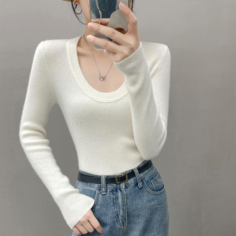 Stylish Slimming Cashmere Knit Sweater: U-Neck, Ribbed, Long Sleeve Design for Body-Shaping 2XL
Stylish Slimming Cashmere Knit Sweater: U-Neck, Ribbed, Long Sleeve Design for Body-Shaping 2XL