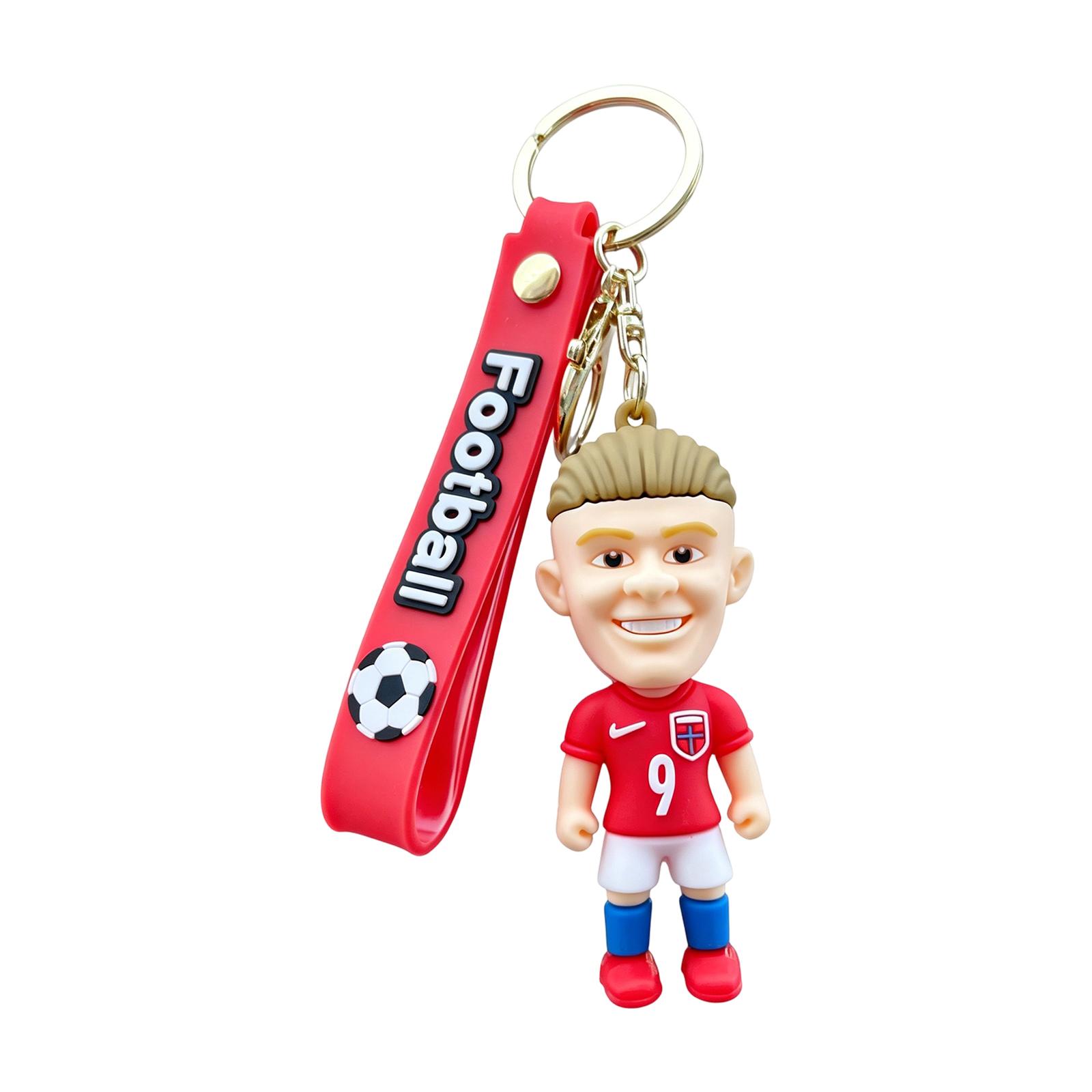 Football Jersey Keychain Cartoon Figure Backpack Pendant Car Key Ring Gift with Soft Strap and Trophy Design for Fans One Size
Football Jersey Keychain Cartoon Figure Backpack Pendant Car Key Ring Gift with Soft Strap and Trophy Design for Fans One Size